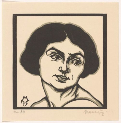 Head of a woman