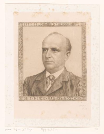 Portrait of Johannes Theodoor Buys