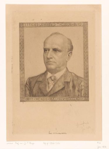 Portrait of Johannes Theodoor Buys