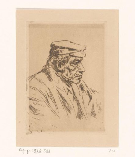 Old man with cap