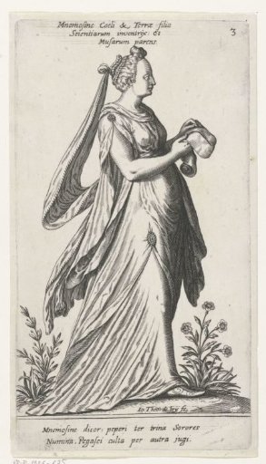 Mnemosyne, the mother of the Muses