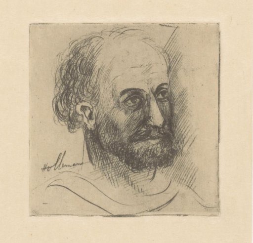 Balding man with beard