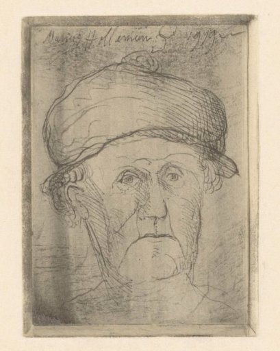 Old woman with a hat