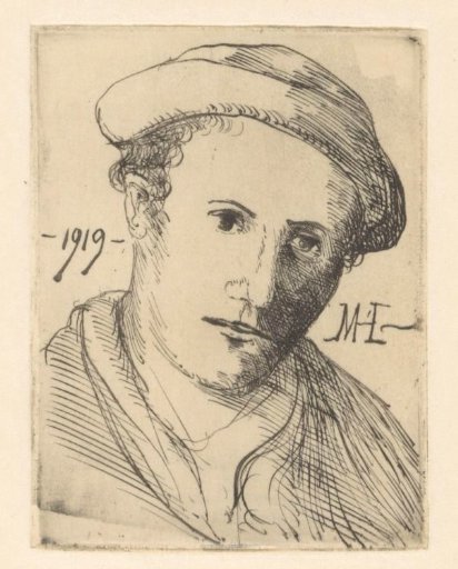 Young man with a hat