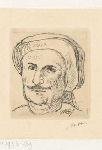 Man with hat and moustache