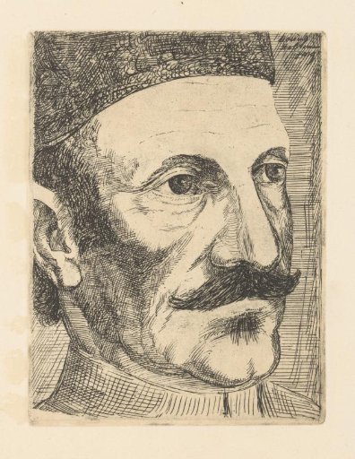 Man with moustache