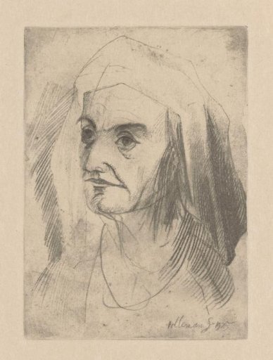 Woman with headscarf
