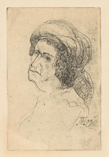 Old woman with cap
