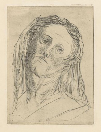 Mary Magdalene or Mary as Mater Dolorosa