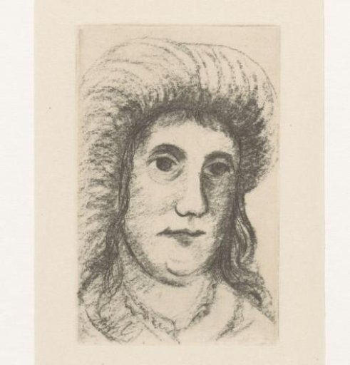 Woman with long hair