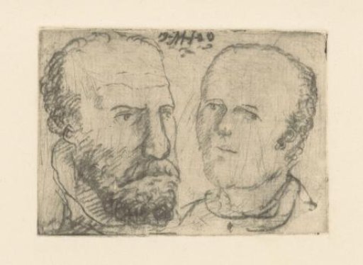 Old man with beard and young man