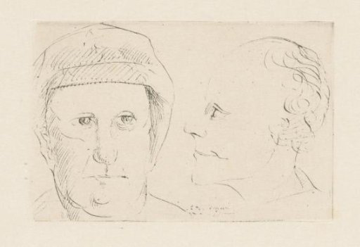 Man with cap and bald man