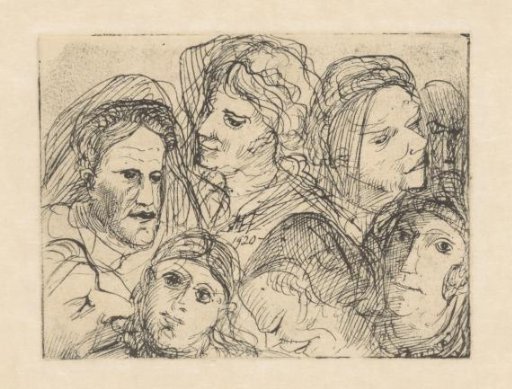 Study of eight heads