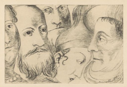 Four men and a woman