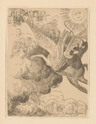 Bellerophon Aspiring to Ascend to Olympus