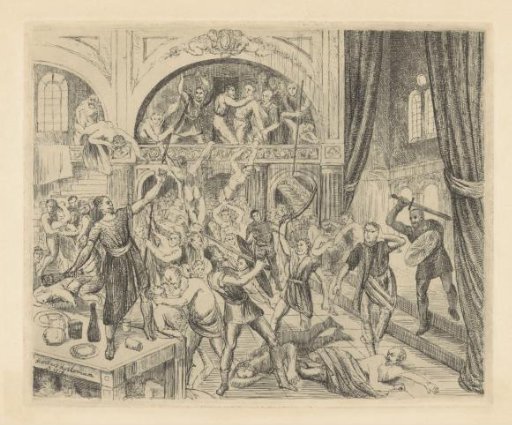 Odysseus Slays the Suitors of Penelope