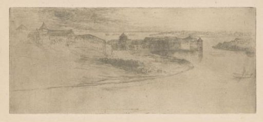 River Landscape with Fortress City