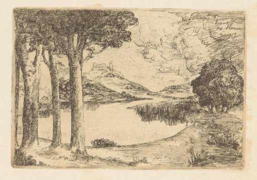 Landscape with Lake and Castle