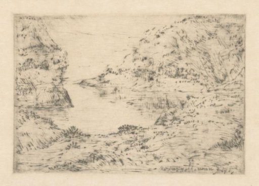 Lake in Mountain Landscape