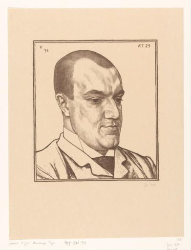 Portrait of Karel Joan Lodewijk Alberdingk Thijm