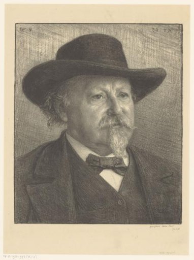 Portrait of Johan Philip van der Kellen