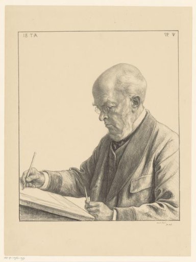 Portrait of Adolph Menzel