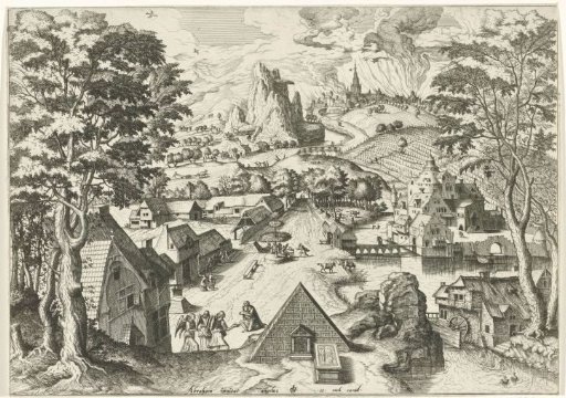 Abraham with the Angels in a Landscape