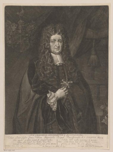 Portrait of Johann Erasmus Seiffart von Klettenberg at the age of 65