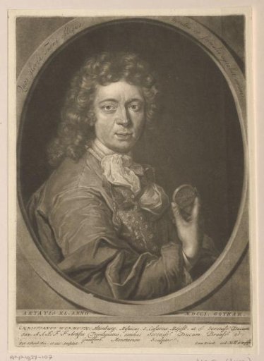 Portrait of Christian Wermuth at the age of 40