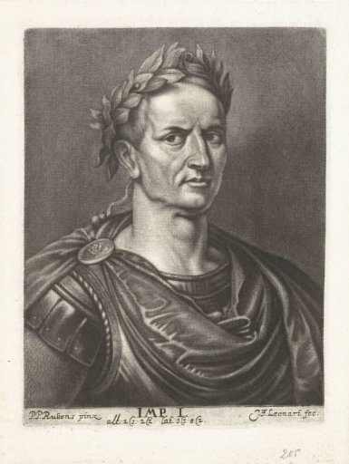 Portrait of Emperor Julius Caesar