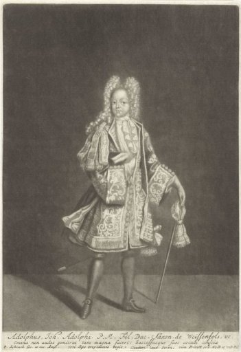 Portrait of Johann Adolph II of Saxe-Weissenfels