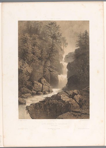 View of the Reichenbach Falls