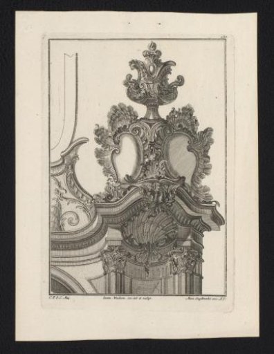 Portal Decoration with a Vase