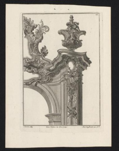 Portal Decoration with a Vase