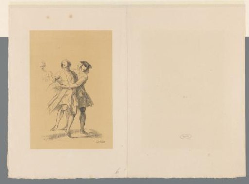 Man supporting a young man