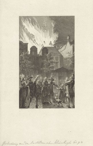 Fire of the Theatre on the Keizersgracht in Amsterdam, 1772