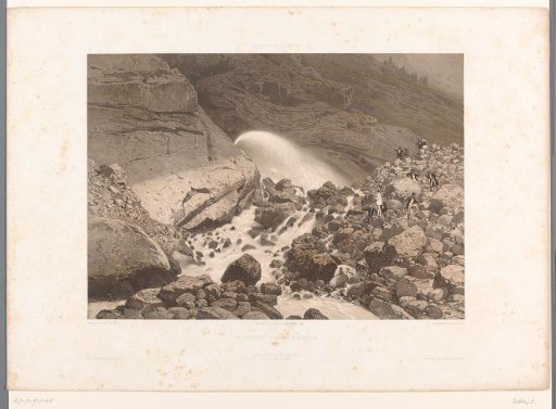 View of a torrent near Servoz