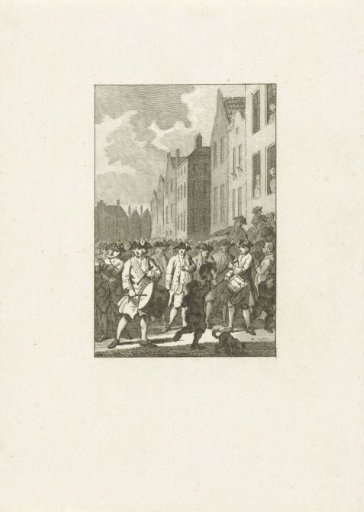 Reception of the Harlingen Deputies in Leeuwarden, 1748