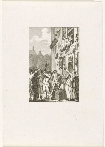 Plundering of the House of Mayor Johannes Cocquelle in Middelburg, 1747
