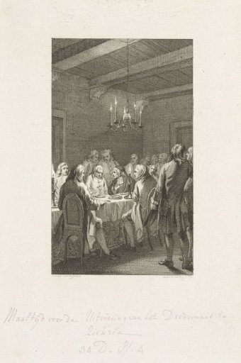 Gallows feast in Zierikzee, 1739