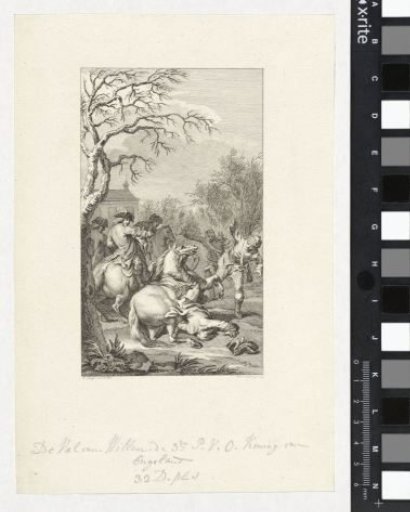 The Fatal Fall of William III During a Hunting Party, 1702