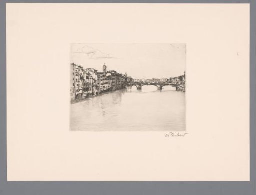 View of Florence from the Arno