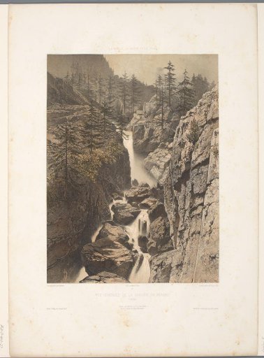 View of the Bérard Waterfall