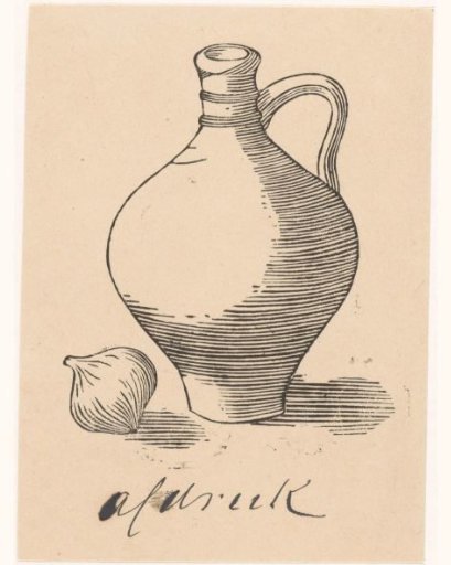 Still Life with Jug and Garlic