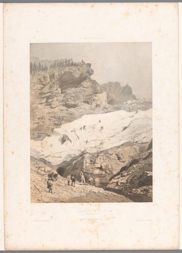 Walkers on the Rosenlaui Glacier