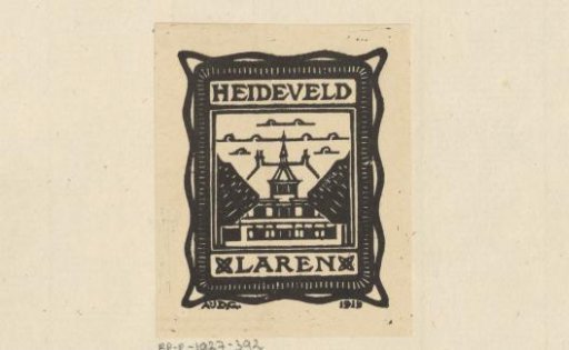 Ex Libris of Huize Heideveld, Laren