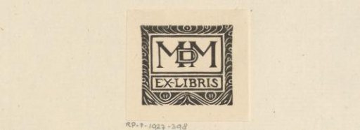 Ex Libris of M.d.M.