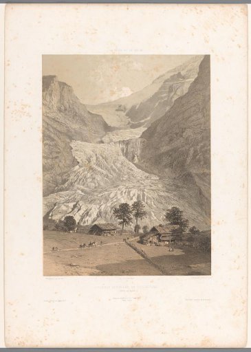 View of the Upper Grindelwald Glacier