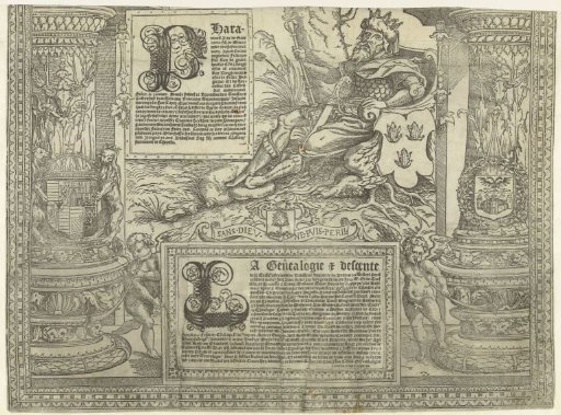Genealogy of the House of Habsburg, leaf one