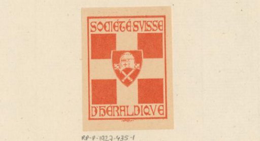 Ex libris of the Société Suisse d'Héraldique
